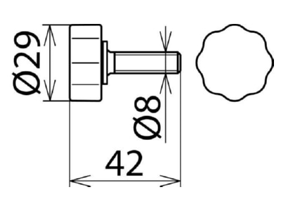 Dimensional drawing DEHN 766105 Accessories for safety equipment