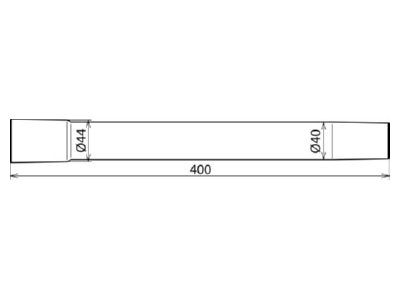 Dimensional drawing 1 DEHN 785122 Accessories for safety equipment
