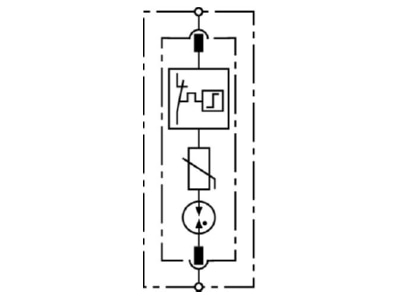 Circuit diagram 1 DEHN 952080 Surge protection for power supply
