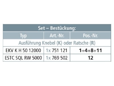 Dimensional drawing DEHN BEV OL PF K Multi phase grounding device