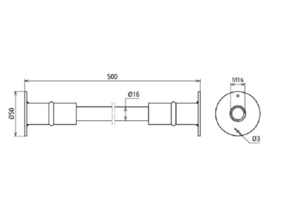 Mazeichnung 2 DEHN D BEB 8 EBS 15 03 19 Betonstahl Erdungsbruecke beidseitig