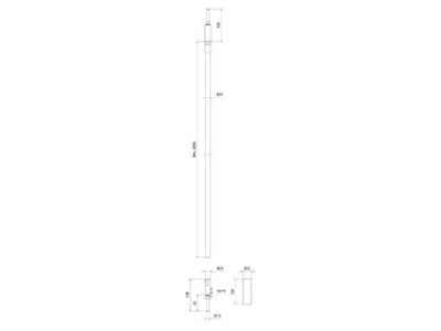 Mazeichnung DEHN HVI LI PL RAV 819638 HVI light plus Leitung 6 bis 70m HVI LI PL RAV819638