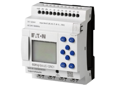 Produktbild Eaton EASY E4 UC 12RC1 Steuerrelais 12 24VDC 24VAC