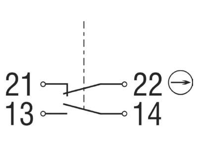 Connection diagram Schmersal TFH 232 11UEDR Foot switch
