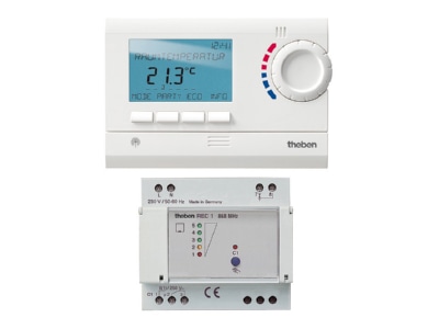 Product image Theben RAM 813top2 HF Set 1 Room clock thermostat
