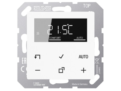 Product image Jung TR D A 1790 WW Room clock thermostat 5   30 C
