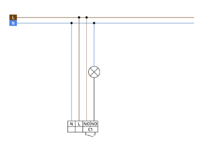 Wiring plan BEG PD9M1CSDBIP65GHDE ed Presence detector
