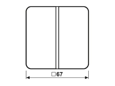 Mazeichnung Jung CD 401 TSA LG Tastensatz 1 fach lgr komplett