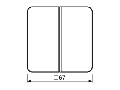 Mazeichnung Jung CD 402 TSA Tastensatz 2 fach ws komplett