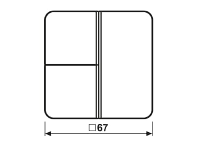 Mazeichnung Jung CD 403 TSA Tastensatz 3 fach ws komplett