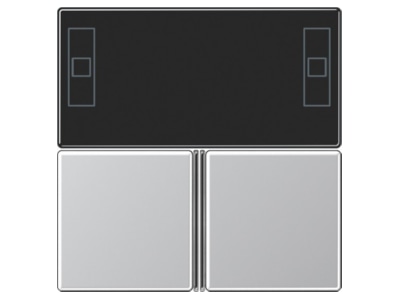 Product image Jung A 4093 TSA AL Cover plate for switch aluminium
