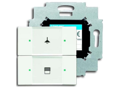 Produktbild Busch Jaeger 6126 01 884 EIB  KNX Tastsensor 2fach mit Busankoppler 