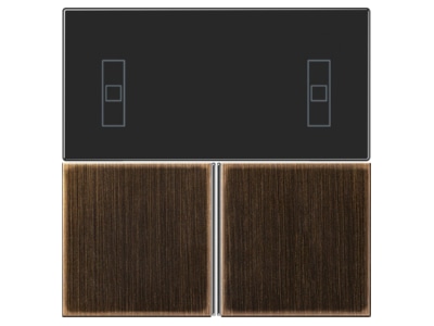Produktbild Jung ME 4093 TSA AT Tastensatz kpl  Mess antik f Raumcontroller Mod
