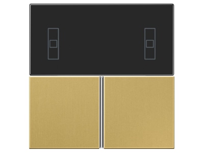 Product image Jung ME 4093 TSA C Cover plate for switch brass
