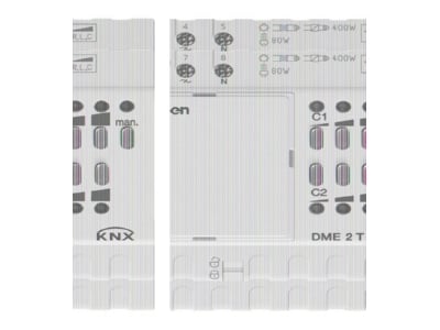 Product image Theben DME 2 T KNX Extension module universal dimmer 2 fold for EIB  KNX MIX2 basic units 
