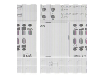 Produktbild Theben DME 2 T KNX Erweiterungsmodul Universaldimmer 2fach fuer EIB  KNX MIX2 Grundgeraete 