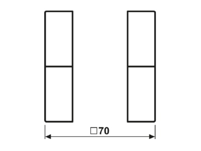 Mazeichnung Jung GCR 2502 TSA Tastensatz  2fach komplett