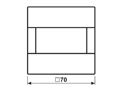 Mazeichnung Jung AL 3181 KNX Automatik Schalter 1 10m Standard