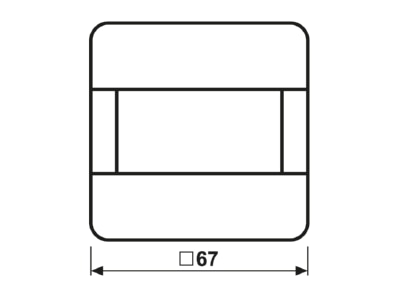 Mazeichnung Jung CD 3181 KNX Automatik Schalter 1 10m Standard