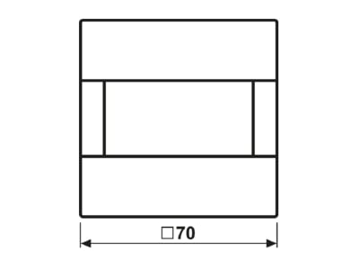 Mazeichnung Jung ES 3181 KNX Automatik Schalter 1 10m Standard