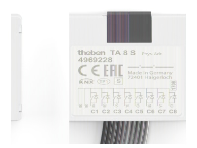 Product image Theben TA 8 S KNX EIB  KNX touch sensor 
