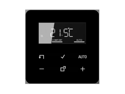 Product image Jung BT CD 1791 SW Room clock thermostat 5   30 C
