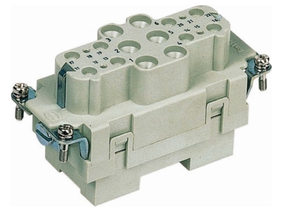 Product image 1 Harting 09 38 018 2702 Socket insert for connector 6p
