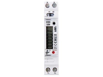 Product image 1 NZR EcoCount WSD 32M Direct kilowatt hour meter 5A
