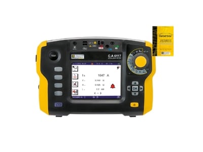 Product image front 2 Chauvin C A6117m Dataview SW Graphic Fixed installation safety tester
