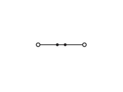 Circuit diagram WAGO 870 909 Feed through terminal block 5mm 22A
