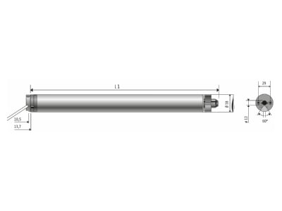 Product image 1 Somfy 1242206 Tube mounted motor 9Nm
