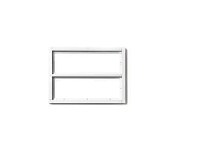 Product image detailed view Siedle KR 613 2 SM Mounting frame for door station 6 unit