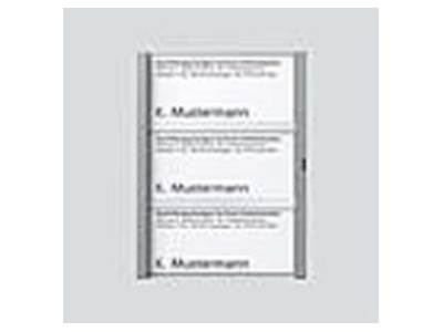 Produktbild 1 Siedle 200029792 00 Namensschild sil met kpl  f TM 612 3 SM