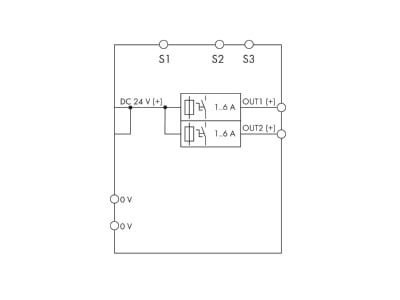 Circuit diagram WAGO 787 1662 106 000 Current monitoring relay 1   6A
