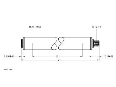 Ma�zeichnung Turck WLS27PXRGBW1130HSKQ Linienleuchte