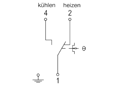 Wiring plan Alre it RTKSA 001 200 Contact thermostat
