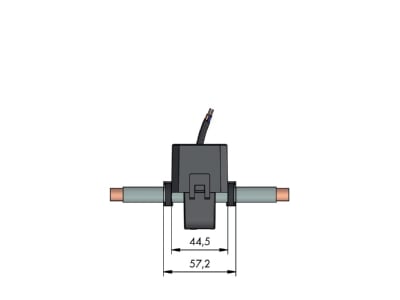 Dimensional drawing 1 WAGO 855 4005 150 101 Amperage measuring transformer 150 5A
