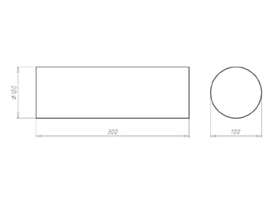 Dimensional drawing Kaiser 9473 95 Accessories for fire partitioning