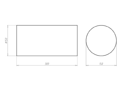 Dimensional drawing Kaiser 9473 96 Accessory for junction box