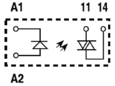 Circuit diagram Finder 41 81 7 012 9024 Optocoupler 5A
