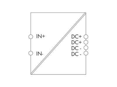 Circuit diagram WAGO 787 1014 DC power supply
