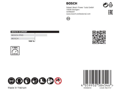 Product image 3 Bosch Power Tools 2608901391 Cutting wheel for cutting tools
