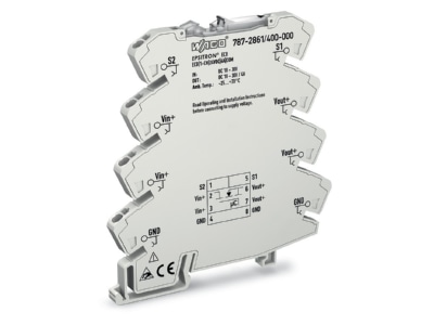 Product image detailed view WAGO 787 2861 400 000 Current monitoring relay 4A
