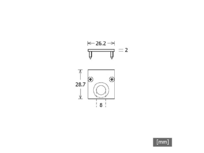 Mazeichnung LTS NEOACAPESP9504ST6Fsw Enddeckel schwarz