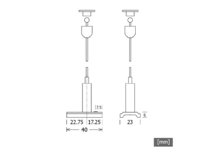 Mazeichnung LTS NEOAS 9500KIT13 3000 Drahtseilabhaengung 3m