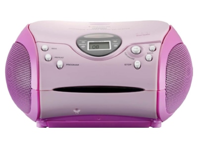 Produktbild 1 Lenco SCD 24 PINK UKW Radio m CD stereo pink