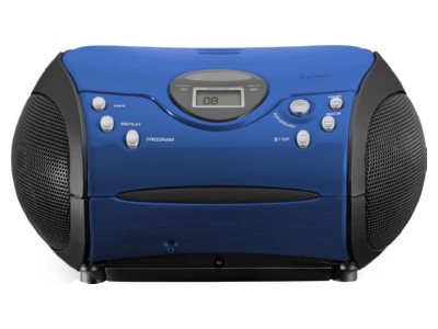 Product image Lenco SCD 24 blue black Portable radio recorder
