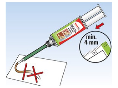 Detailansicht 13 Fischer DE Fill Fix B  VE6  Ersatzstatikmischer Fill Fix B  Inhalt  6 