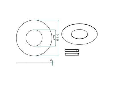 Mazeichnung Brumberg 81016080 Reduzierring Aussen Durchm  210mm