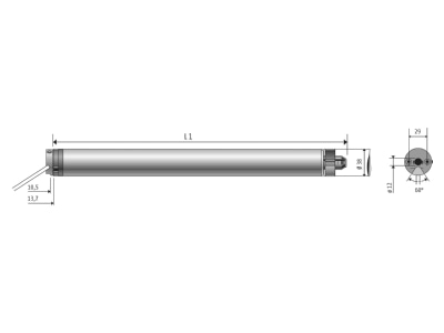 Product image 2 Somfy 1242328 Tube mounted motor 4Nm